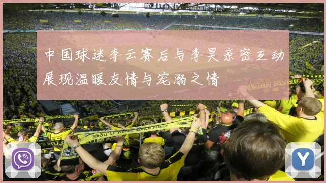 中国球迷李云赛后与李昊亲密互动展现温暖友情与宠溺之情